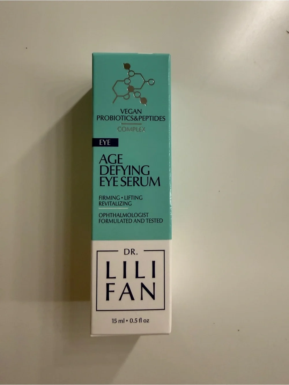 Dr. Lili Fan Age Defying Eye Serum - Teal/White